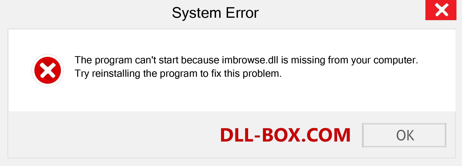  imbrowse.dll file is missing?. Download for Windows 7, 8, 10 - Fix  imbrowse dll Missing Error on Windows, photos, images
